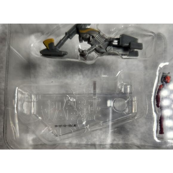 Star Wars Micro Galaxy Asoka Tano With Speeder Bike Series 1 Open Box New - Picture 4 of 8